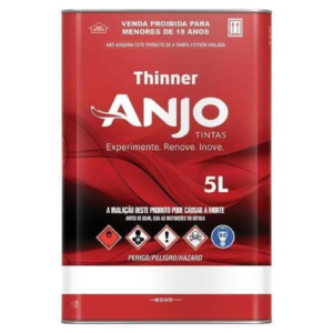 Thinner 2750 5L Anjo – Diluição e Limpeza para Tintas e Vernizes