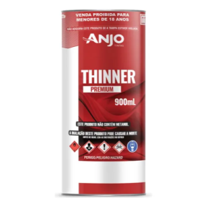 Thinner PU 5000 900ml Anjo – Solvente para Tintas PU e Acabamento Profissional